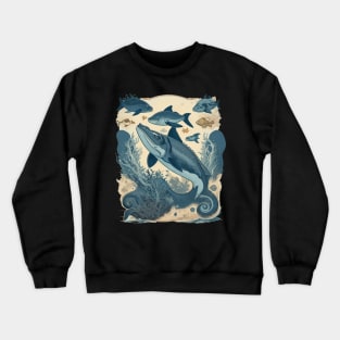 Coral Kingdoms: Enchanting Marine Diversity Crewneck Sweatshirt